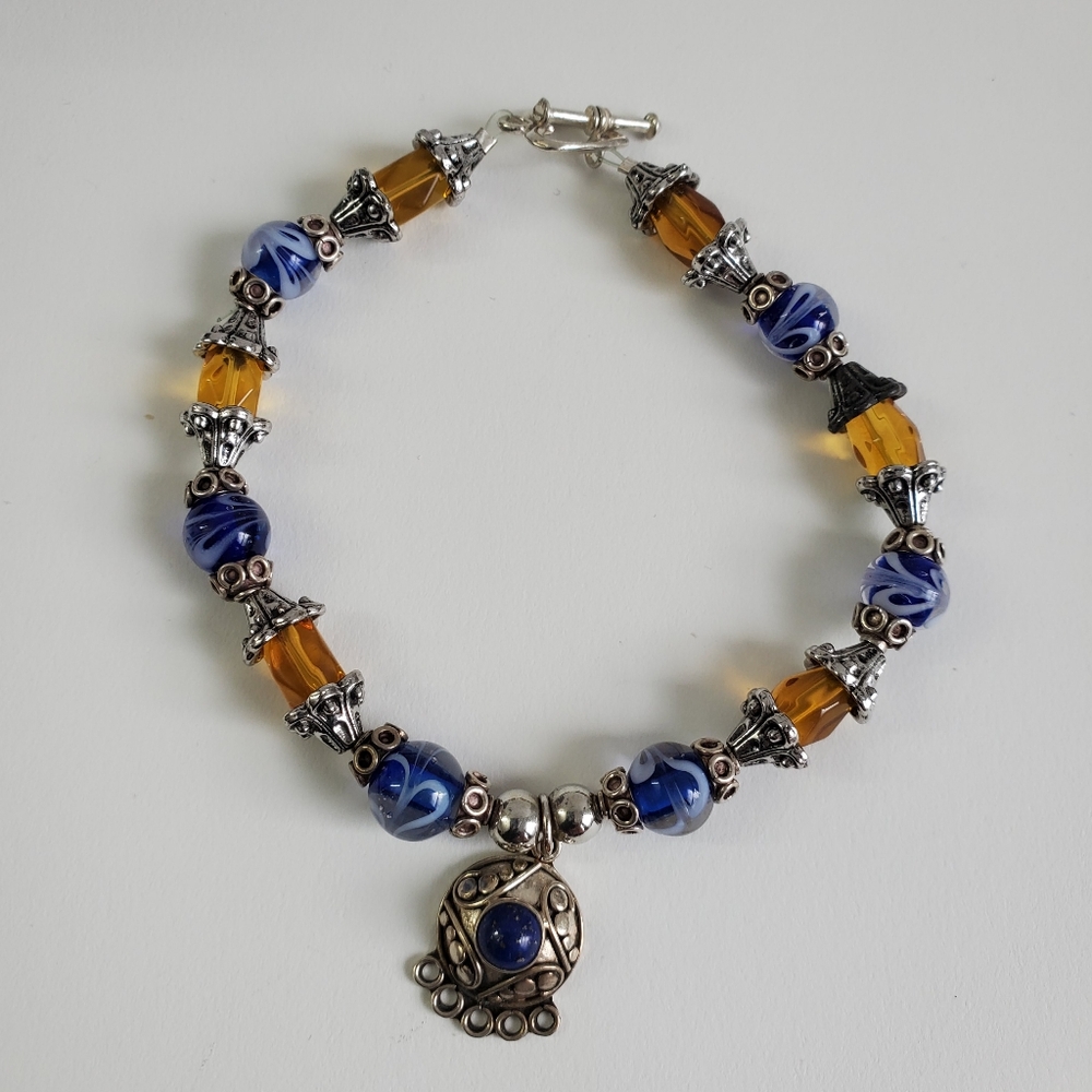 Sterling Silver 925 Charm Silver Bracelet